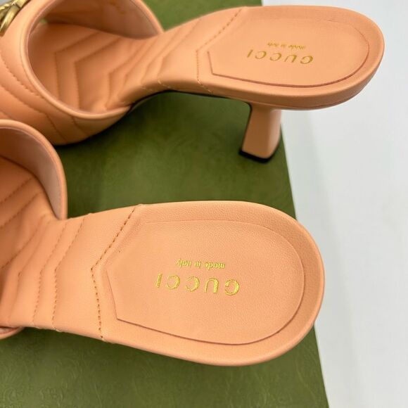 Women’s Gucci, GG Marmont, leather mules size 40 made in Italy - Picture 11 of 11